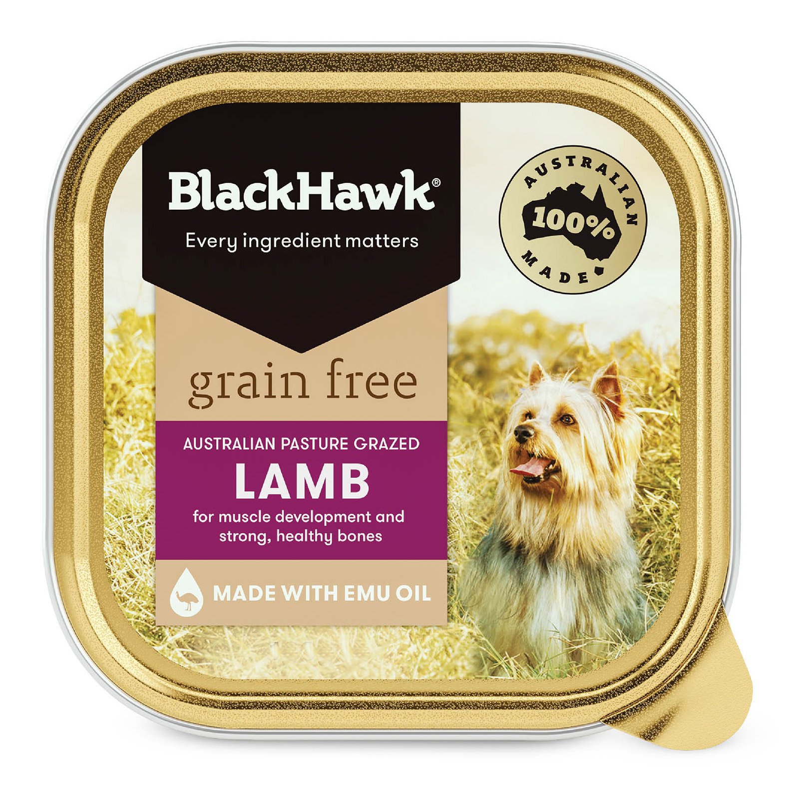 Black Hawk Grain Free Lamb Canned Wet Dog Food  100 gm