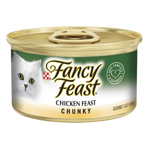 Fancy Feast Cat Adult Chunky Chicken Feast 85g X 24 Cans