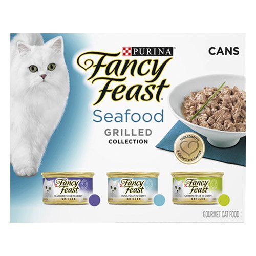 Fancy Feast Cat Adult Variety Pack Seafood Grill