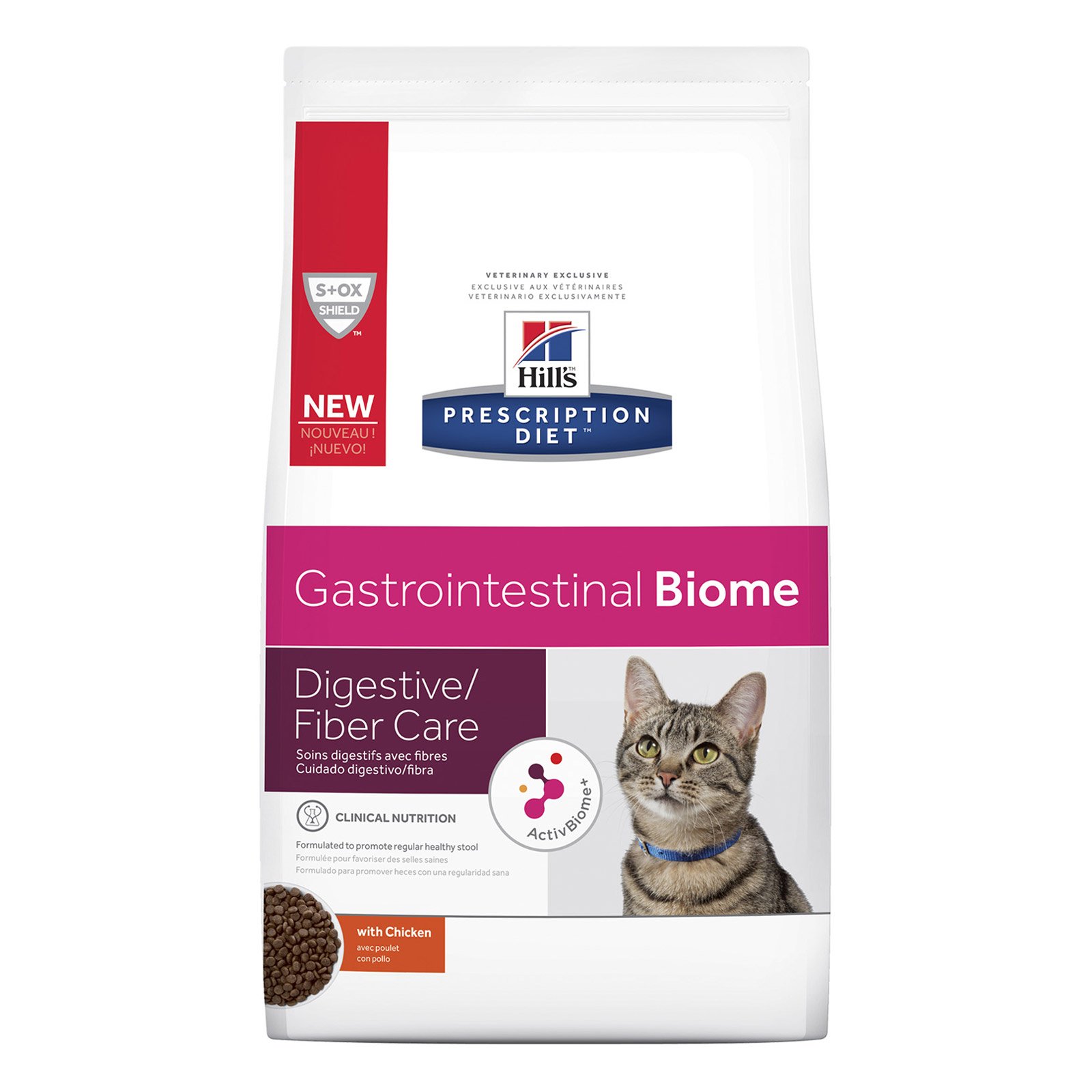 Hill's Prescription Diet Gastrointestinal Biome Digestive Fibre Care with Chicken Dry Cat Food  
