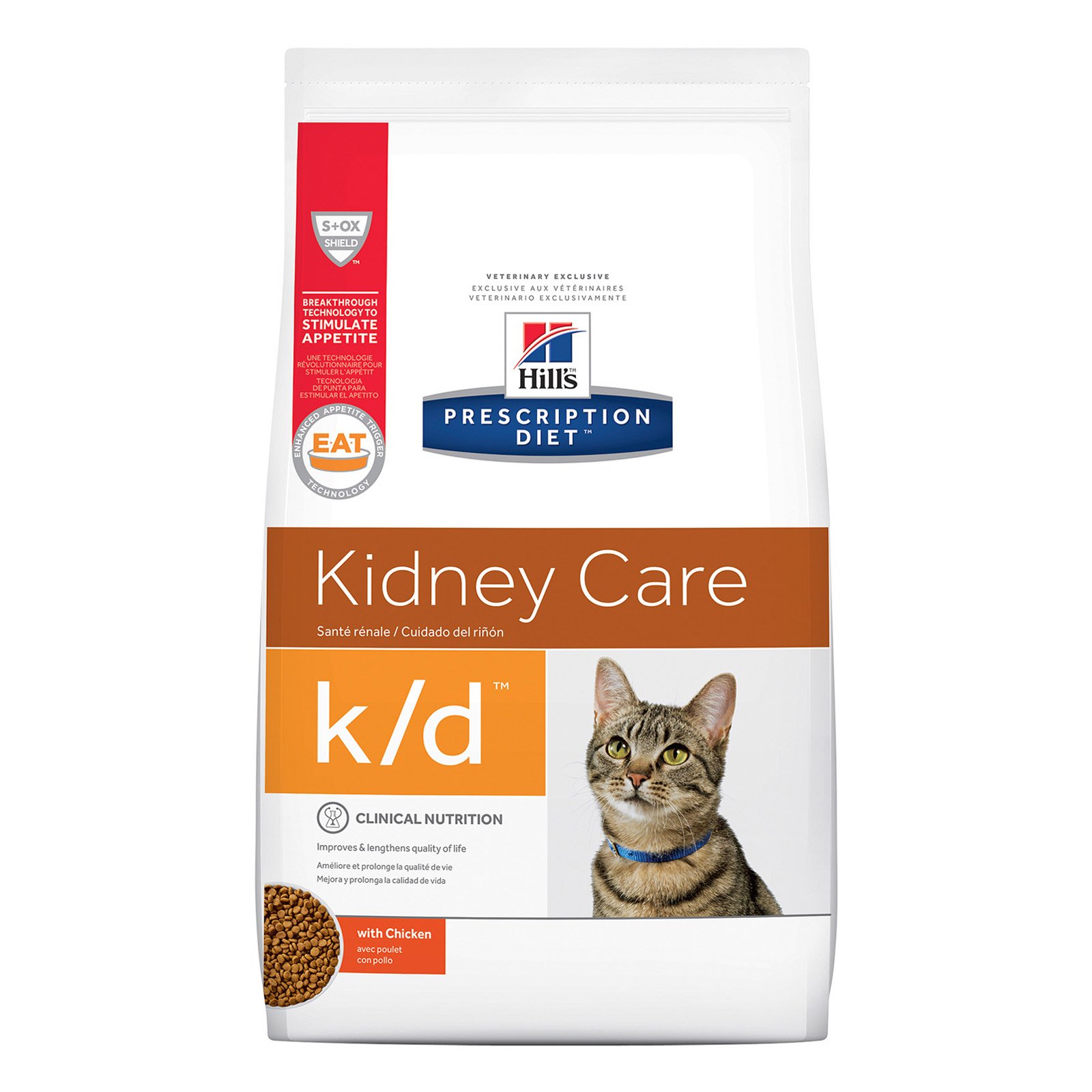 Hill's Prescription Diet k/d Kidney Care with Chicken Dry Cat Food  