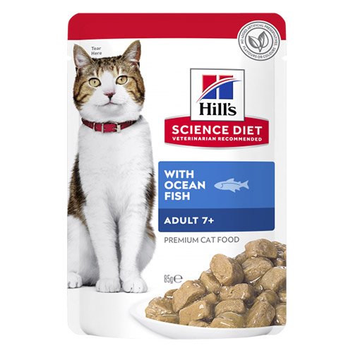 Hill's Science Diet Adult 7+ Cat Ocean Fish Wet Pouch