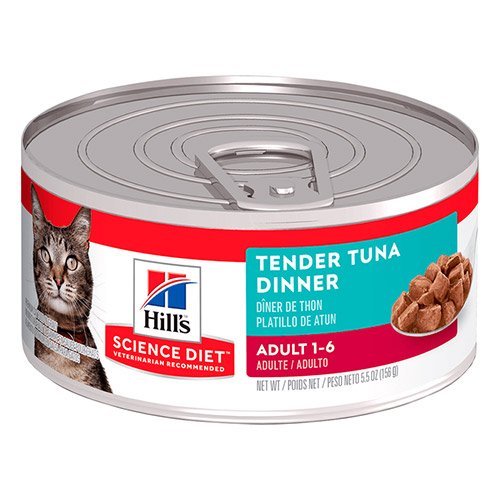 Hill's Science Diet Tender Tuna Dinner Adult Canned Wet Cat Food 156 gm