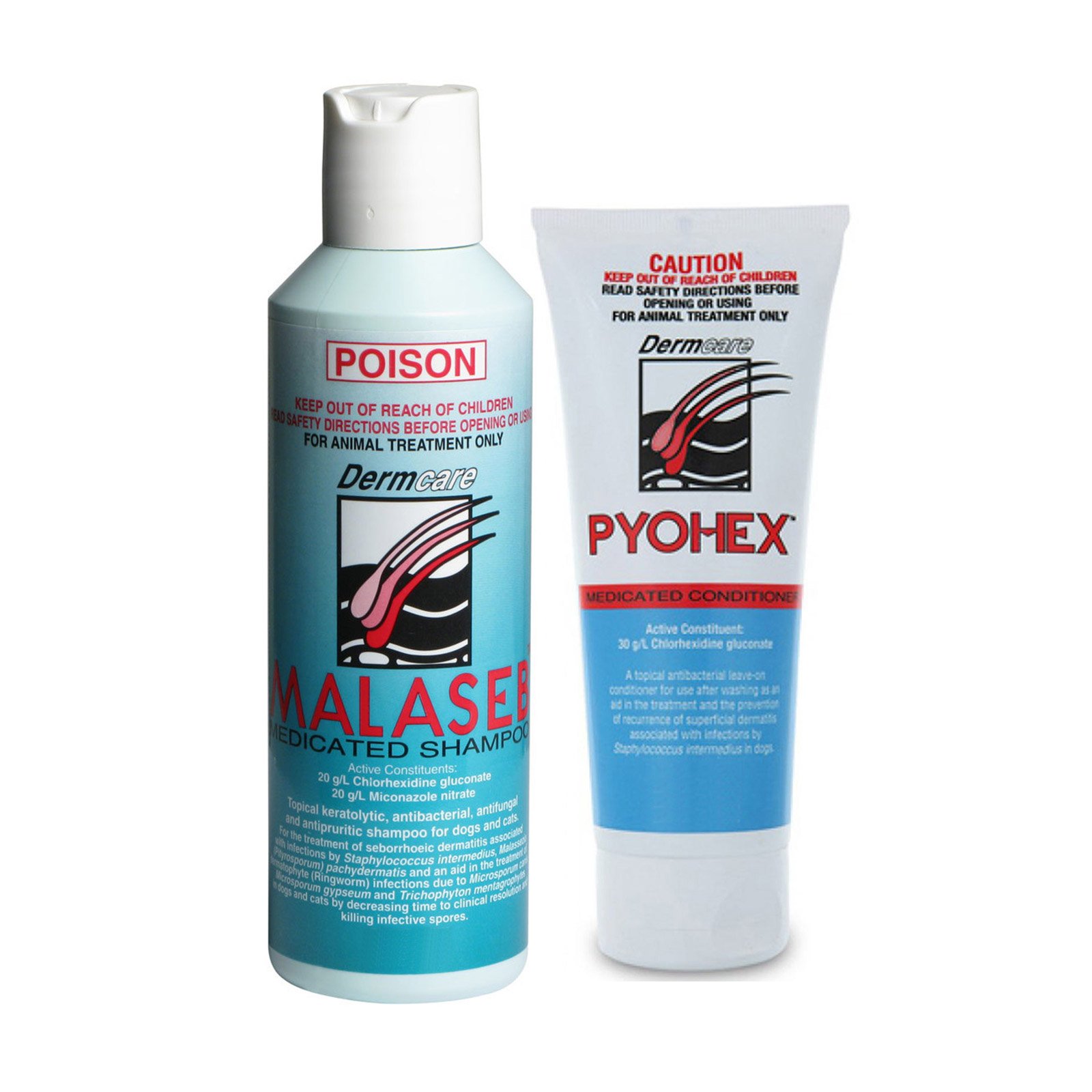 Dermcare Pyohex Combo Pack (Pyohex Shampoo 250ml & Pyohex Conditioner 100ml) 
