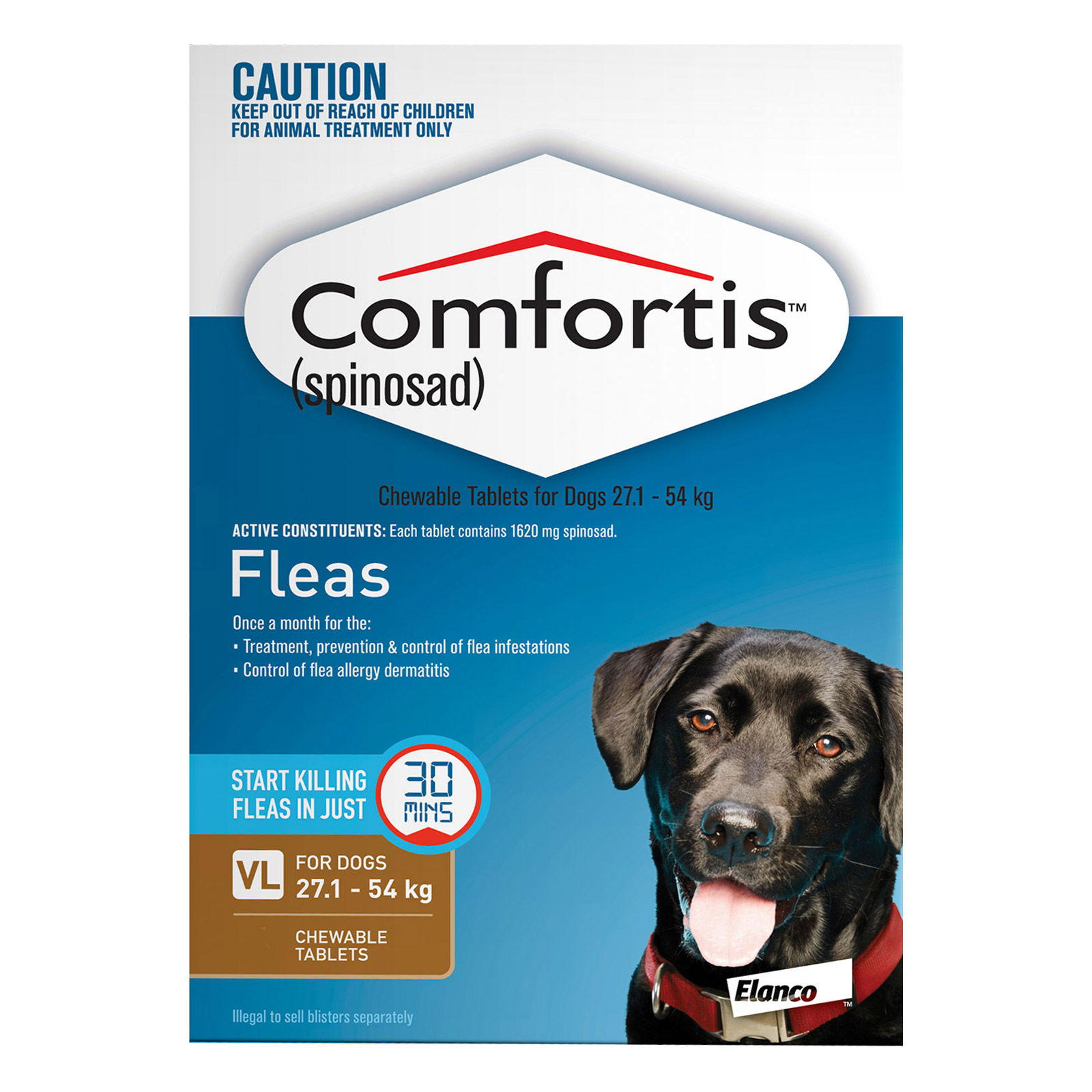 Buy Comfortis Chewable Flea Tablets for Dogs Online | Free Shipping