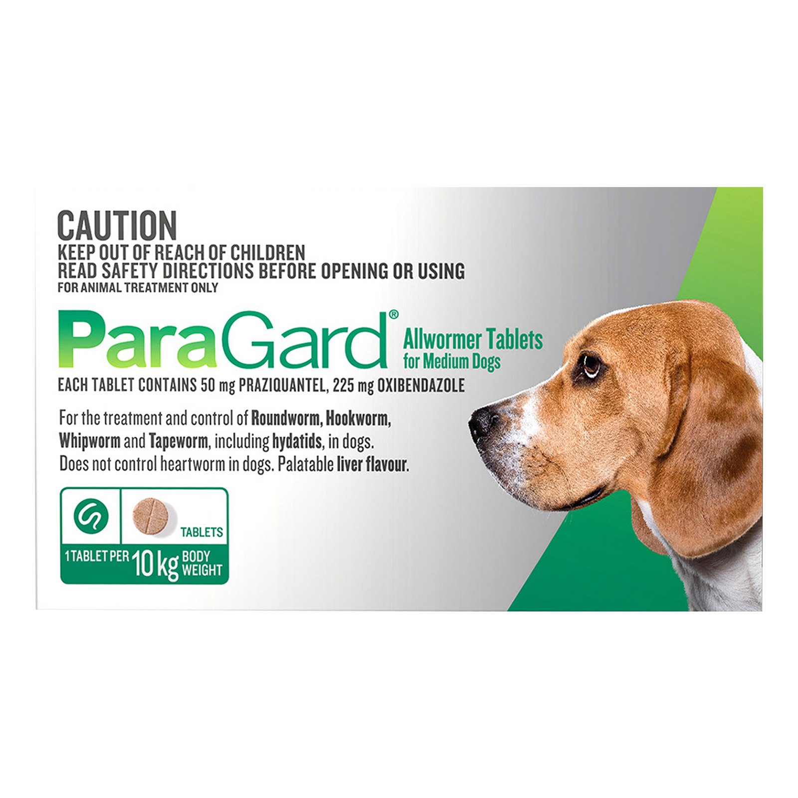 Paragard Broad Spectrum Wormer For Dogs 10Kg