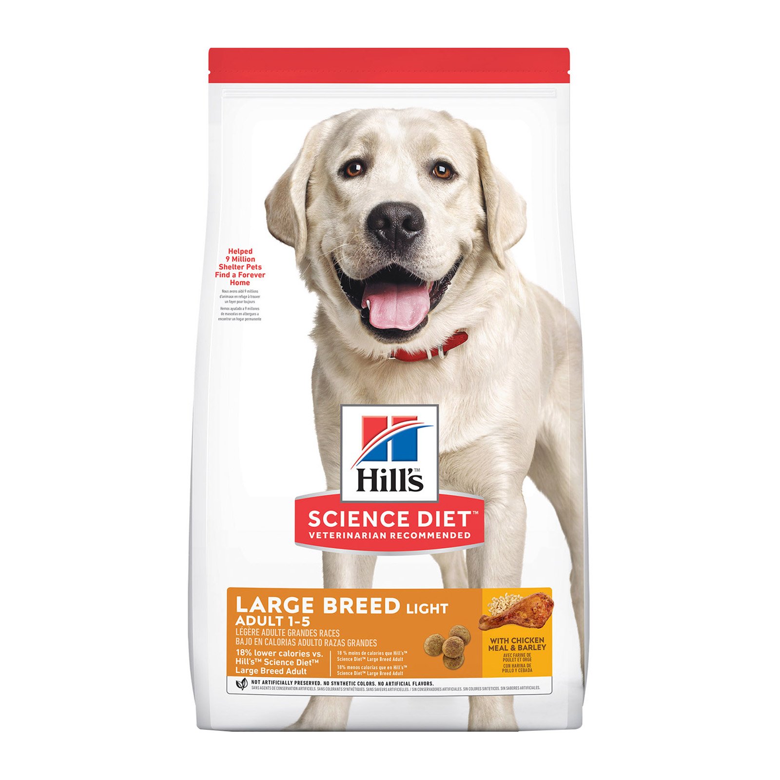 Hill's Science Diet Adult Light Large Breed with Chicken Meal & Barley Dry Dog Food