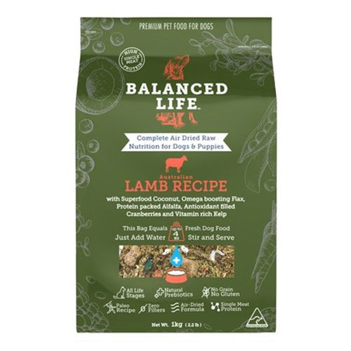 Balanced Life Rehydrate Dry Dog Food Lamb