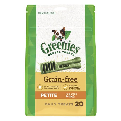 GREENIES Grain Free Petite Dog Dental Treats 7-11 KGS