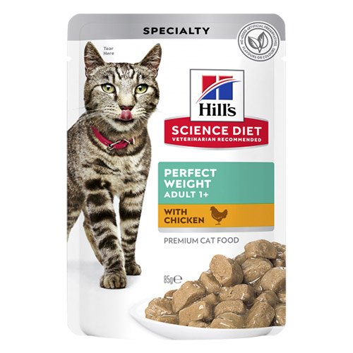Hill's Science Diet Adult Perfect Weight Tender Chicken Cat Wet Pouch